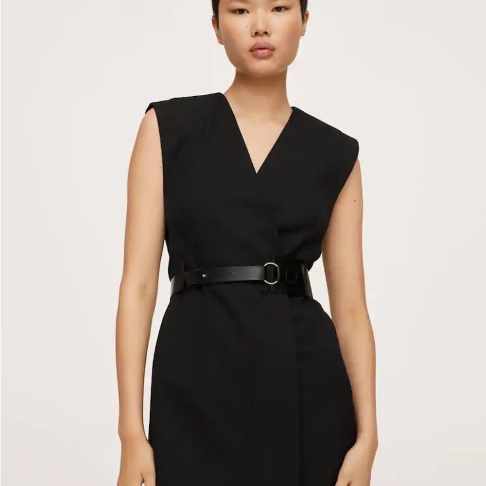 MNG belted dress